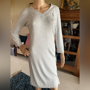 Soft and cute gray sweater dress